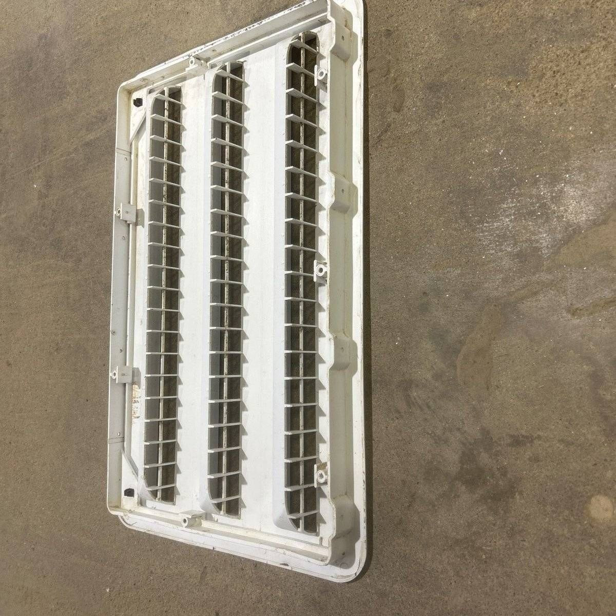 Used DOMETIC Off-White Air Intake Side Refrigerator Vent- HAS FRAME - Young Farts RV Parts