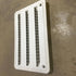Used DOMETIC Off-White Air Intake Side Refrigerator Vent- HAS FRAME - Young Farts RV Parts