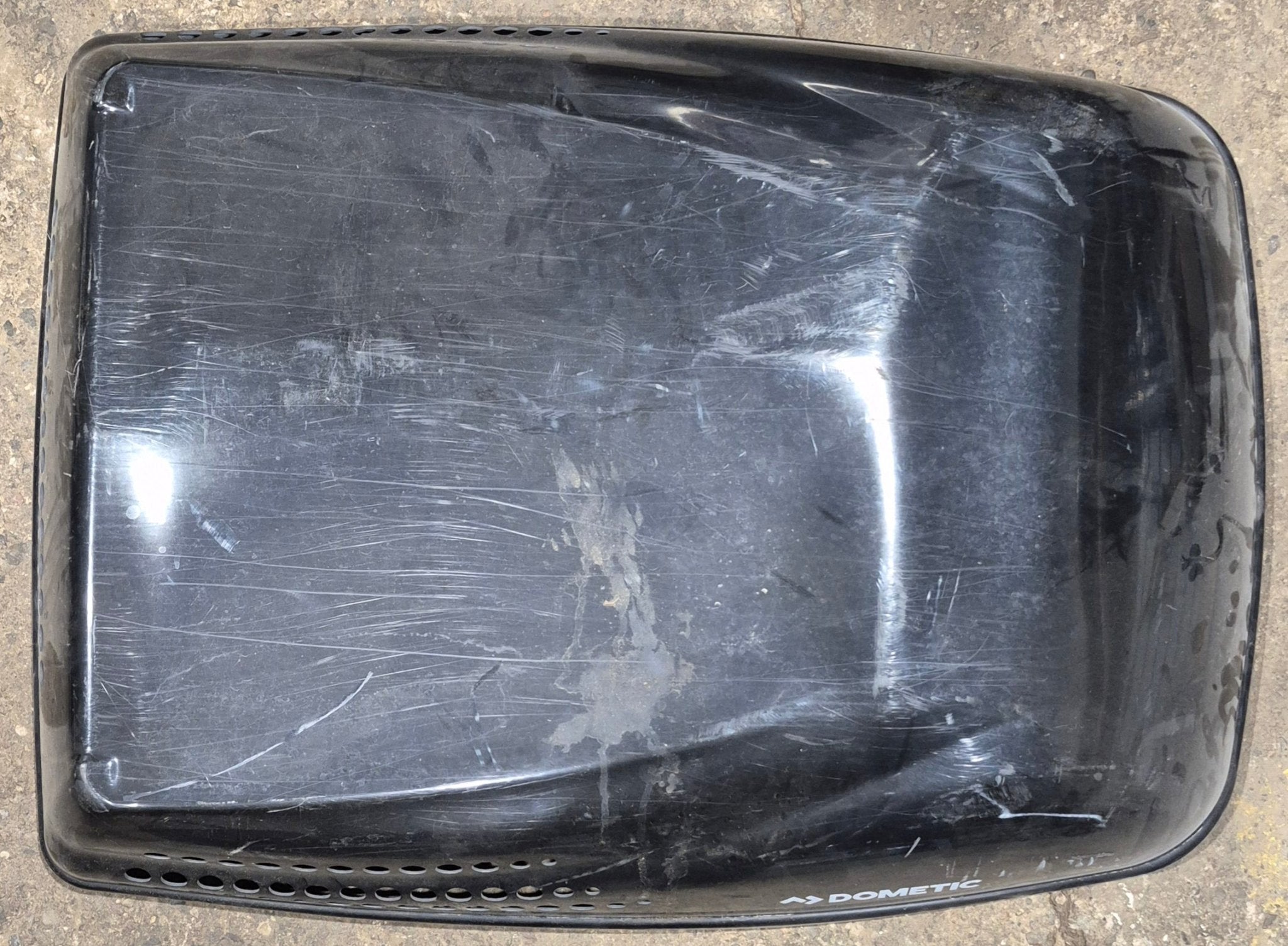 Used Dometic Penguin II Replacement Shroud Black - 3314471.003 - Young Farts RV Parts