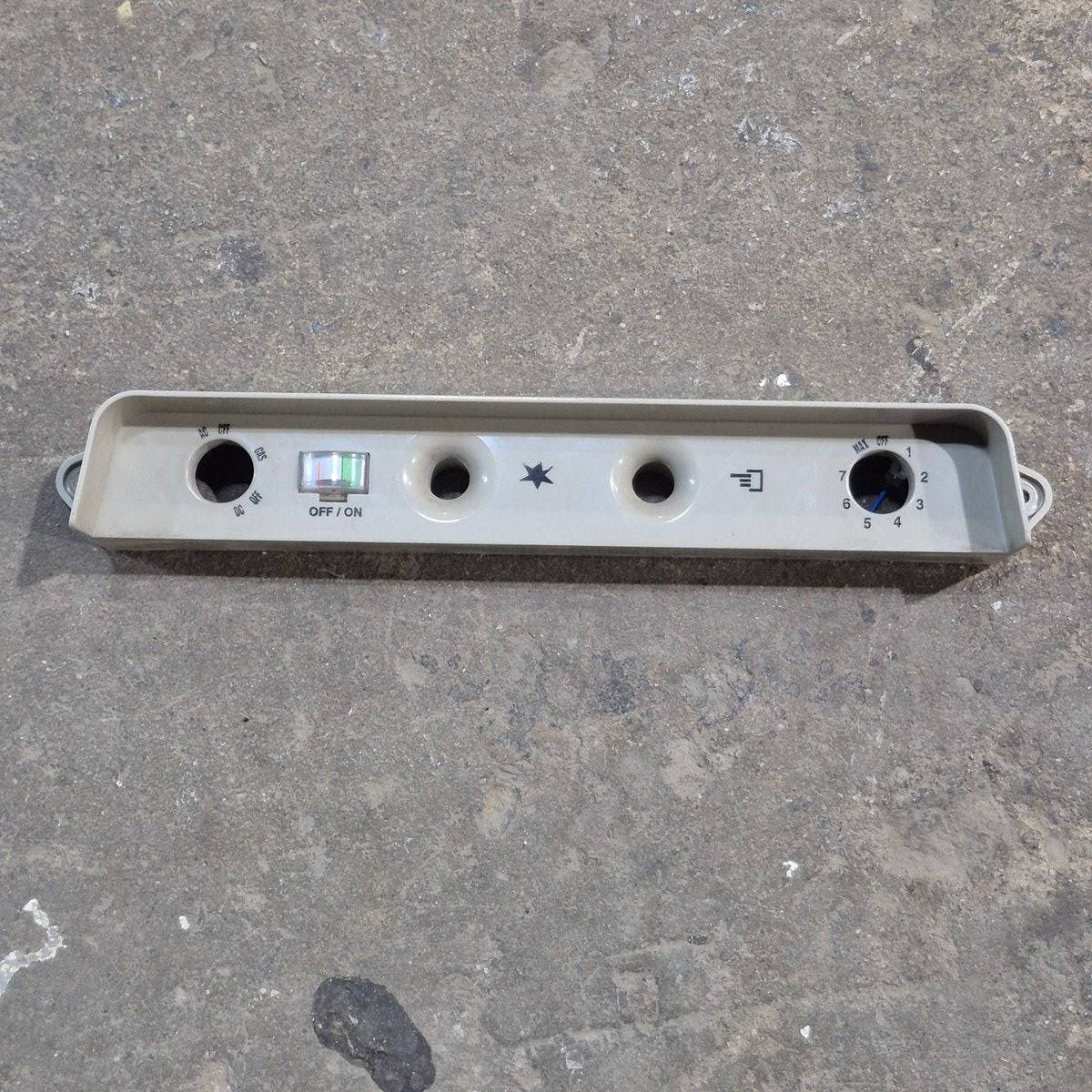 Used Dometic Refrigerator 3 - Way Control Panel Cover, Beige - 2932600014 - Young Farts RV Parts