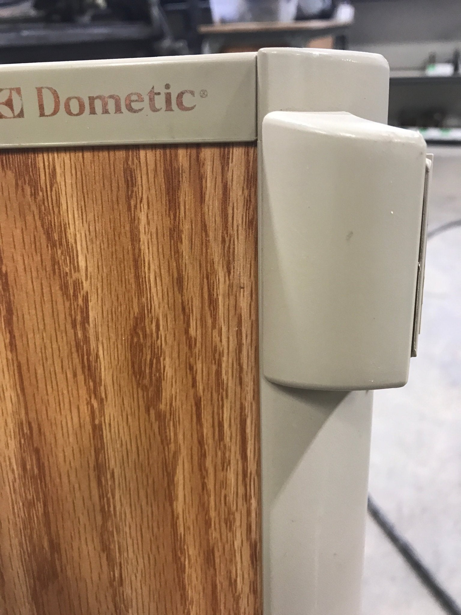 Used Dometic Refrigerator Door Complete - Young Farts RV Parts