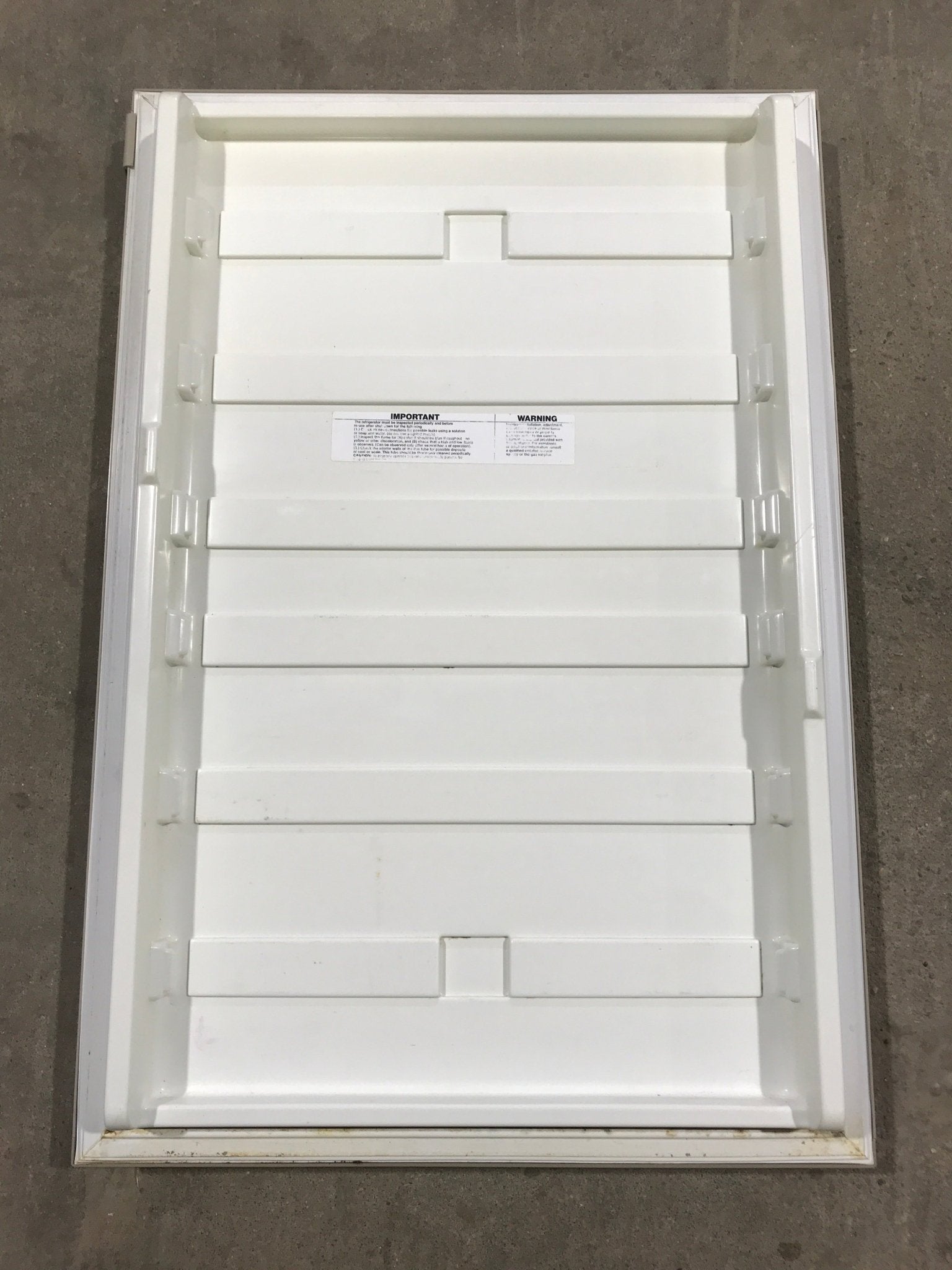 Used Dometic Refrigerator Door Complete - Young Farts RV Parts