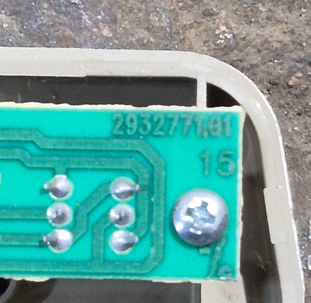 Used Dometic Refrigerator Eyebrow Control Board 2 Way 2932771.01 - Young Farts RV Parts