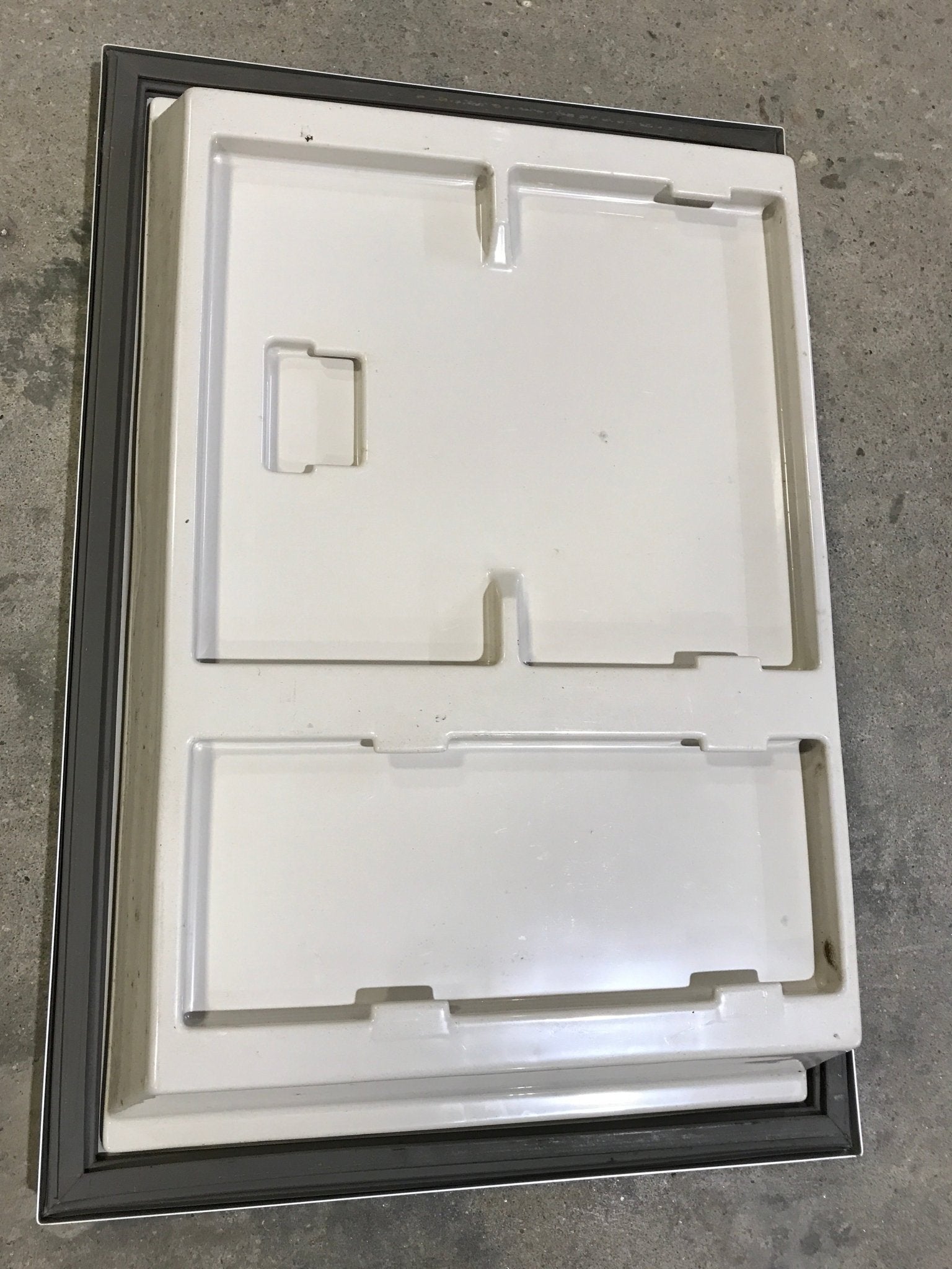 Used Dometic Refrigerator Freezer Door 2930930132 - 24 1/2