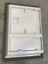 Used Dometic Refrigerator Freezer Door 2930930132 - 24 1/2" W x 16 1/2" H - Young Farts RV Parts