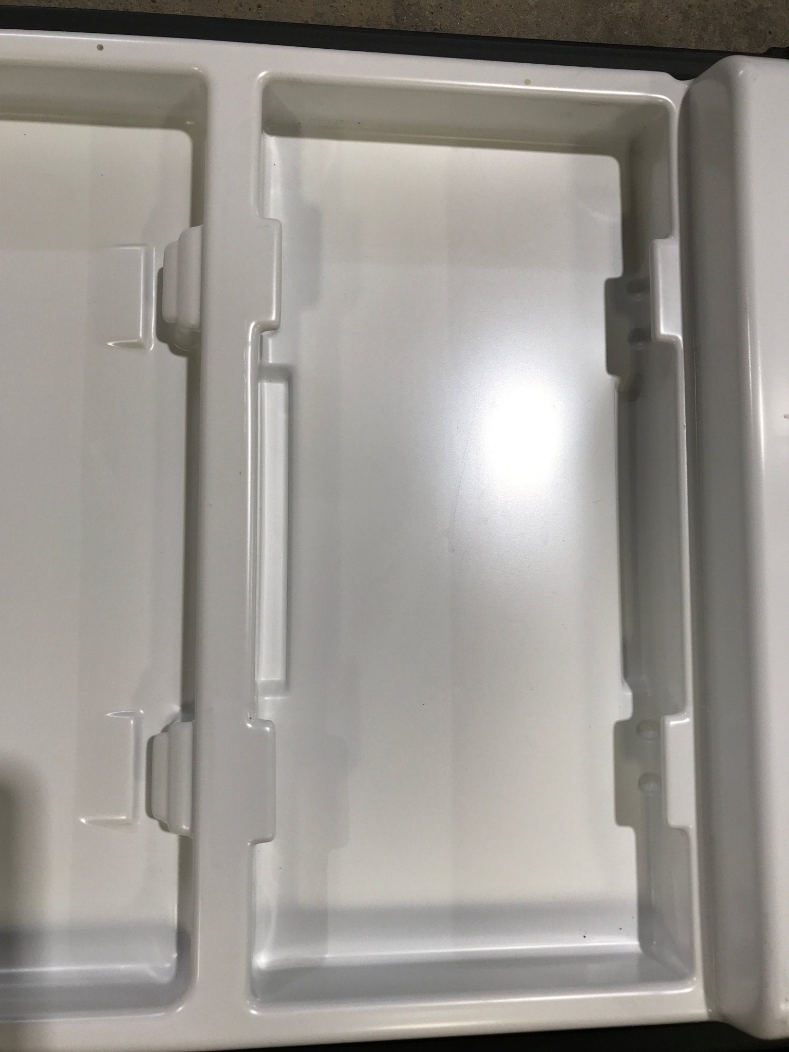 Used Dometic Refrigerator Freezer Door 3850998026 24 1/2" W x 18" H - Young Farts RV Parts