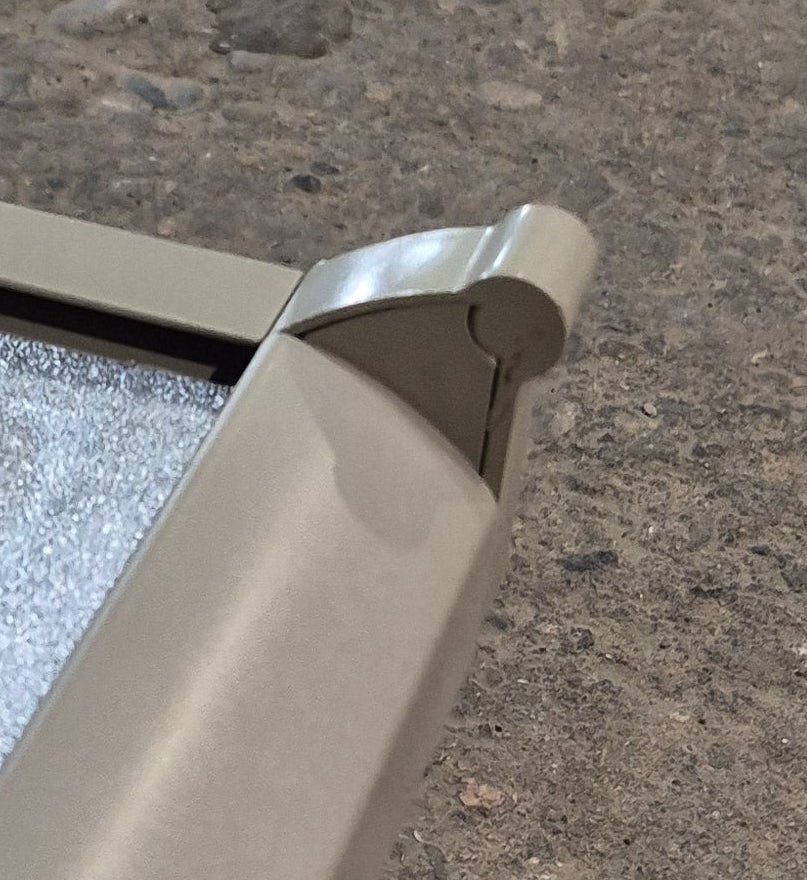 Used Dometic Refrigerator Freezer Door, RH - 2932561067 Good Used Shape - Young Farts RV Parts