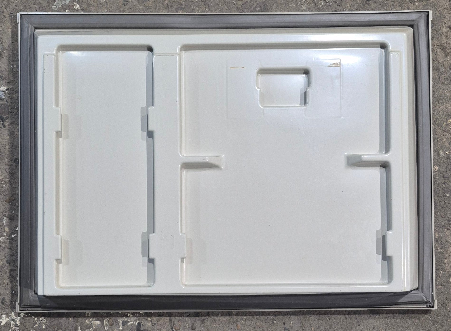 Used Dometic Refrigerator Freezer Door, RH, Good Used Shape - 2931640110 - Young Farts RV Parts