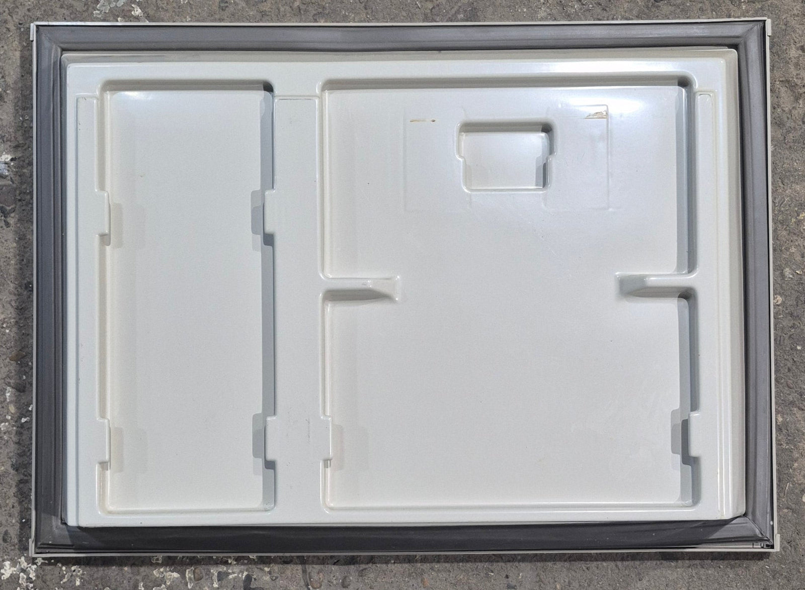 Used Dometic Refrigerator Freezer Door, RH, Good Used Shape - 2931640110 - Young Farts RV Parts