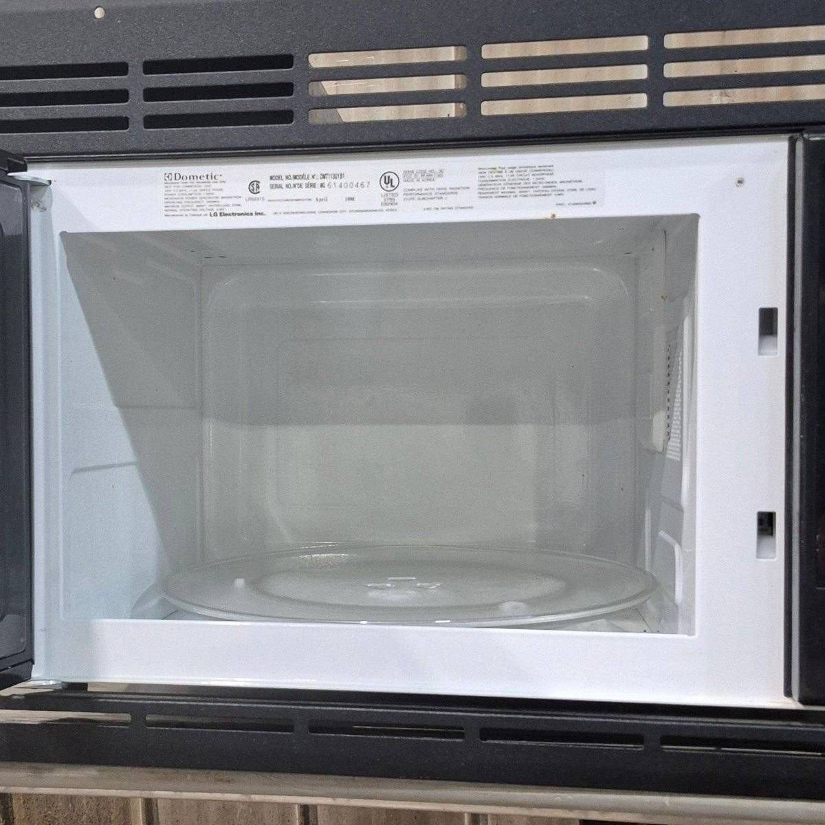 Used Dometic RV Microwave, 20 7/8" x 14 1/8" x 14 1/4" , DMT113U1B1 - Young Farts RV Parts