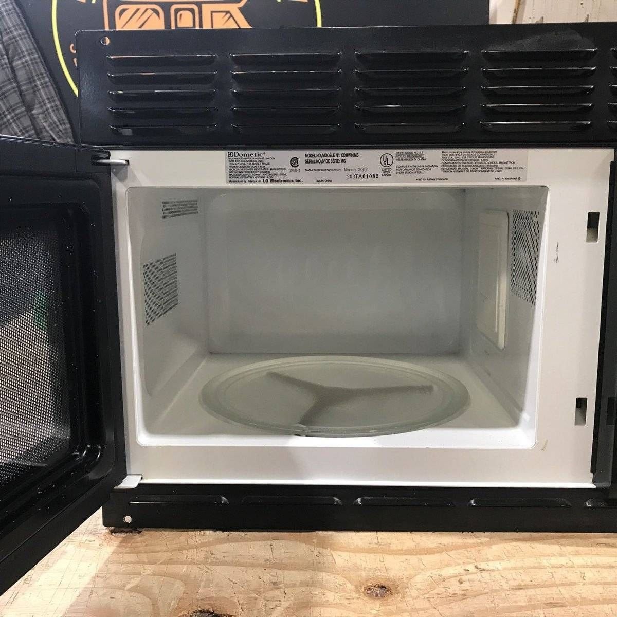 Used Dometic RV Microwave - 20.0" x 11.0" x 14.25" - CDMW10MB - Young Farts RV Parts