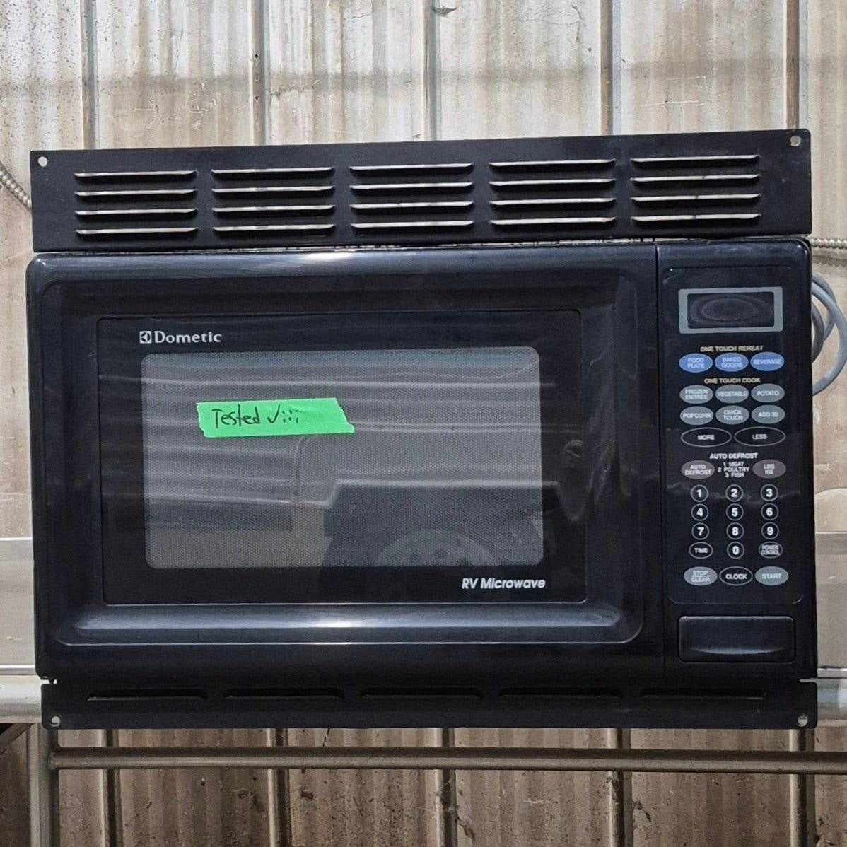 Used Dometic RV Microwave - DMW10MB , 21" x 12 1/4" x 14 1/2" - Young Farts RV Parts