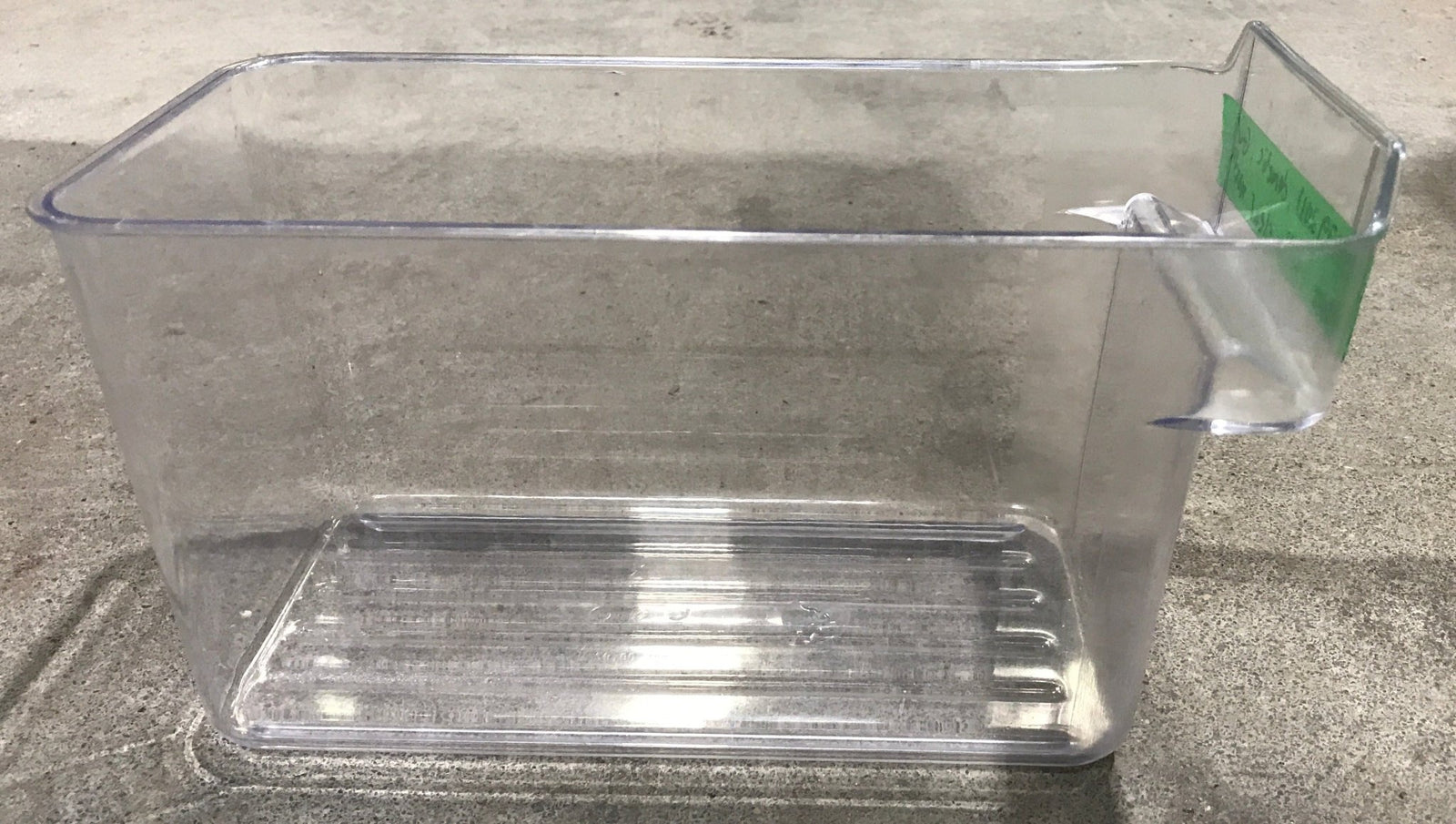 Used Dometic Small Crisper Bin, Clear - 3850992011 - Young Farts RV Parts