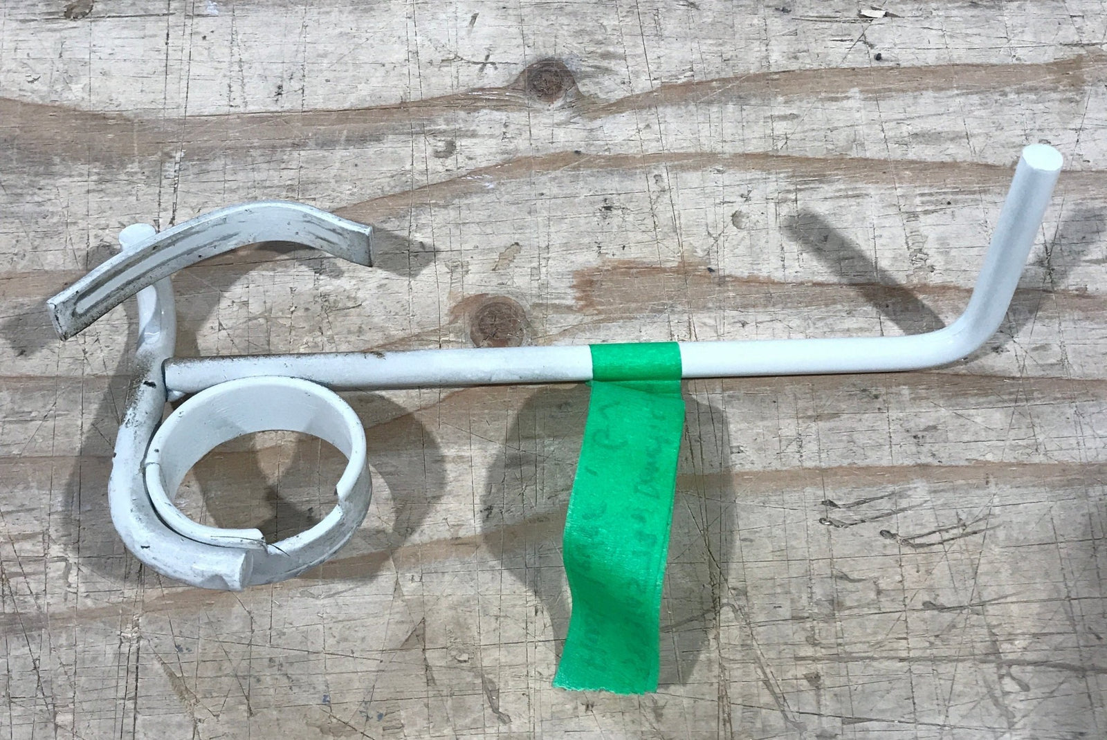 Used Dometic Toilet Flush Lever, White - 385310578 - Young Farts RV Parts