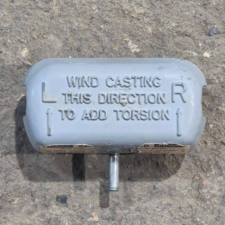 Used Dometic Torsion Assembly End Cap/ Casting, White, Right / Left Hand - Young Farts RV Parts