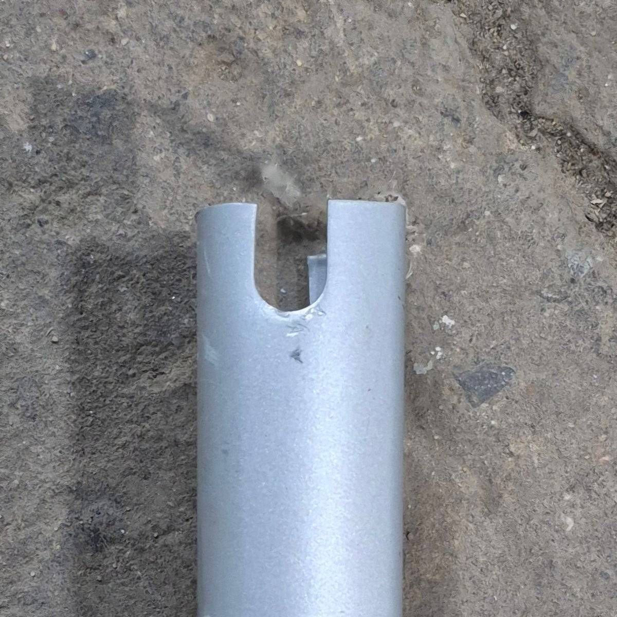 Used Dometic Upper Main Arm, Silver (Satin), 73" - 3311197.002S - Young Farts RV Parts