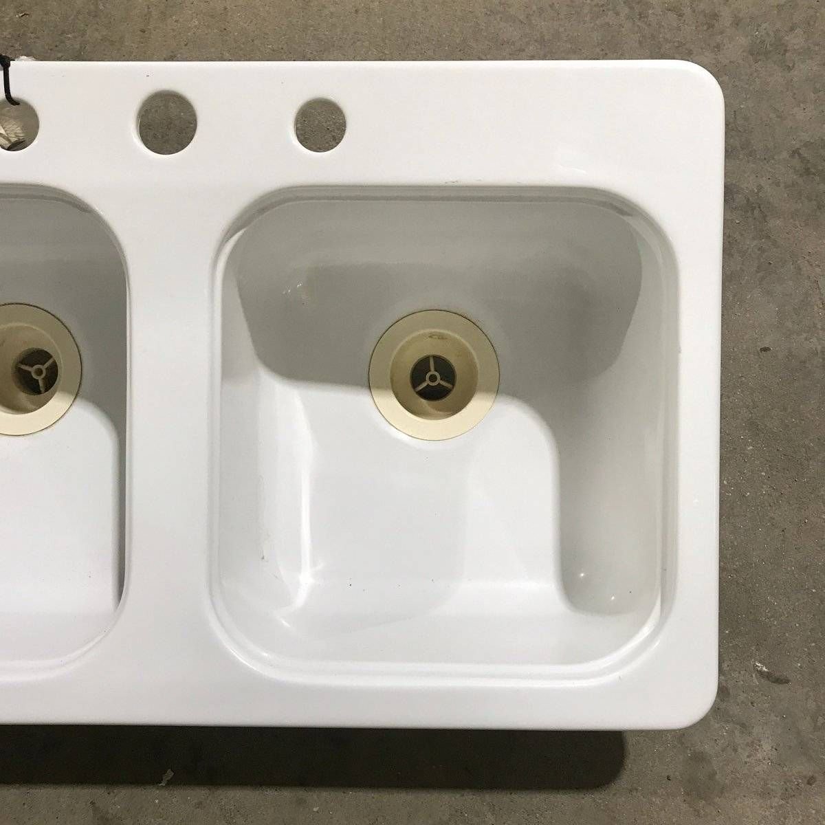 Used Double Kitchen Sink - 29" x 17.5" x 10" - Young Farts RV Parts