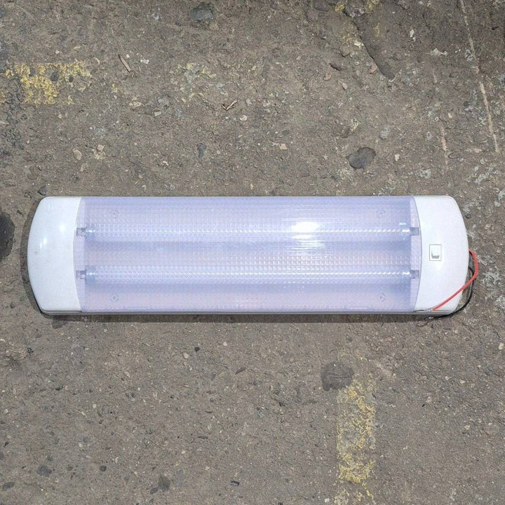 Used Dual Fluorescent Light Fixture - Model PY-755DS - Young Farts RV Parts