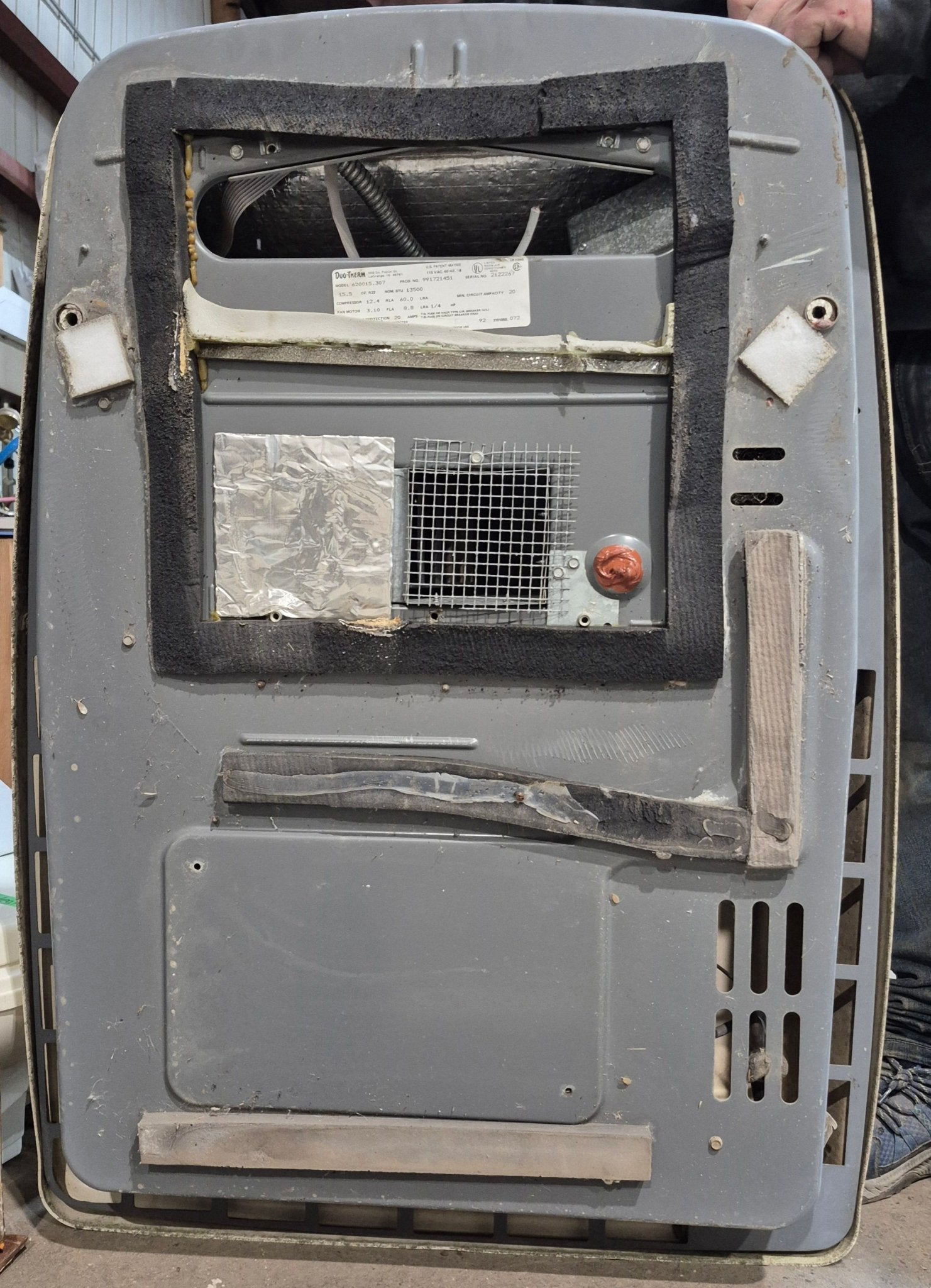 Used Duo - Therm Air Conditioner Head Unit 620015.307 - 13500 BTU Cool Only - Young Farts RV Parts