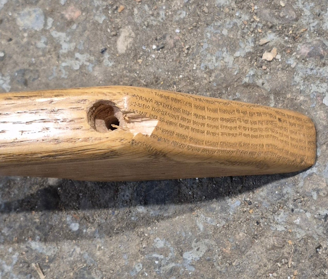 Used Entry Door Handle 13 1/8" - wooden - Young Farts RV Parts