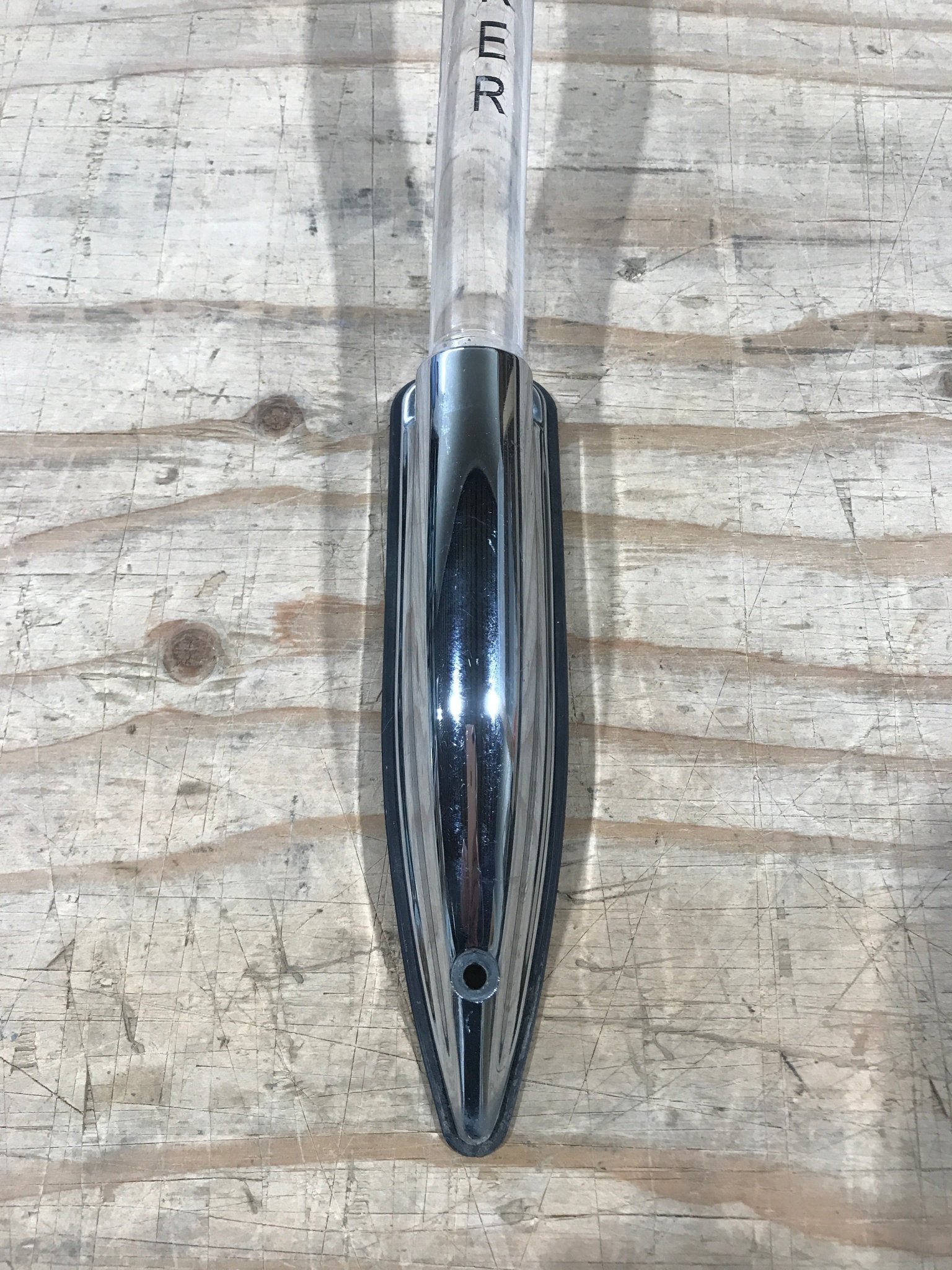 Used Entry Door Handle 21 1/4" - Chrome, Lighted - Young Farts RV Parts