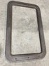 Used Entry door window Frame: 24 3/4" x 15 3/4" - Young Farts RV Parts
