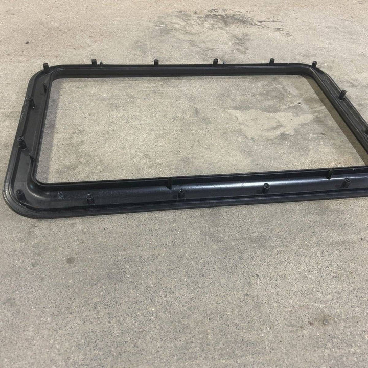 Used Entry door window Interior Frame: 24 3/4" x 15 3/4" - Young Farts RV Parts
