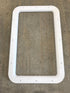 Used Entry door window Interior Frame: 24 3/4" x 15 3/4" - Young Farts RV Parts