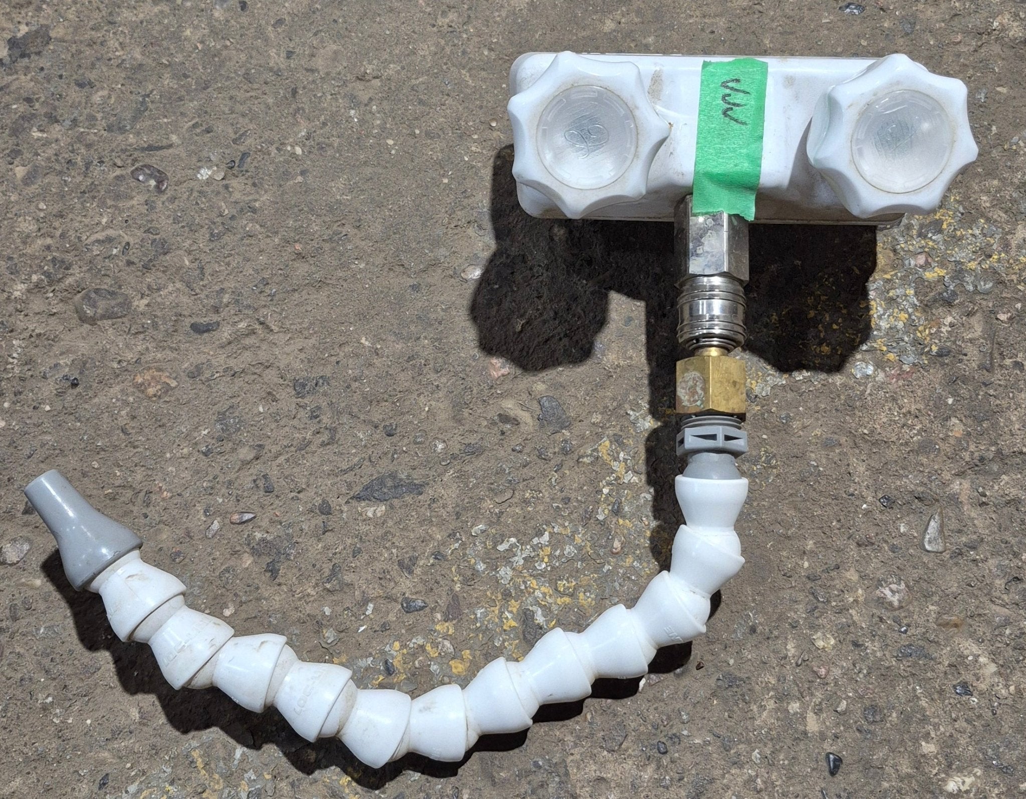 Used Exterior Faucet with Quick Connect Connection and Loc - Line Port - Young Farts RV Parts