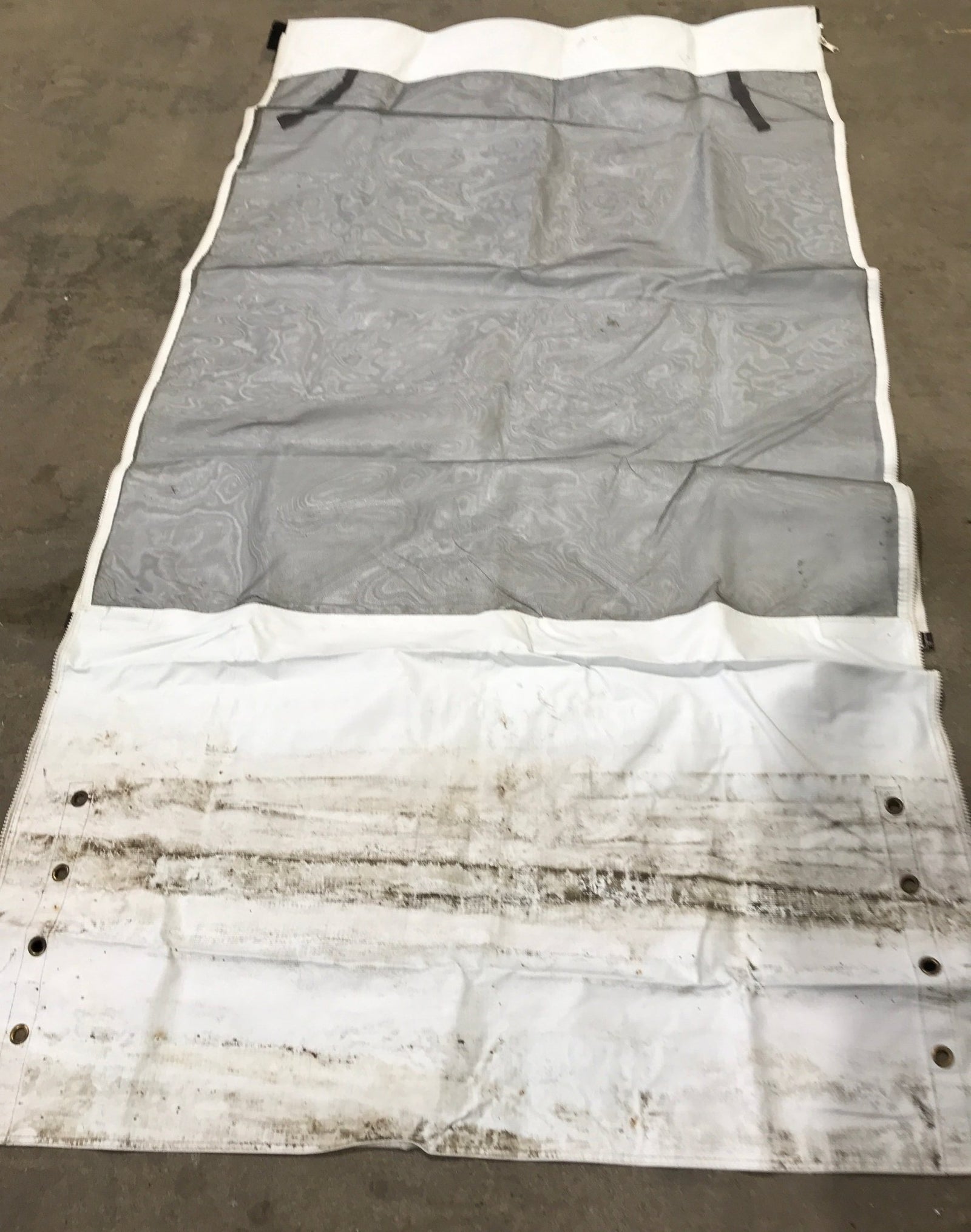 Used Fabric Panel for RV Awning Screen Room - 48