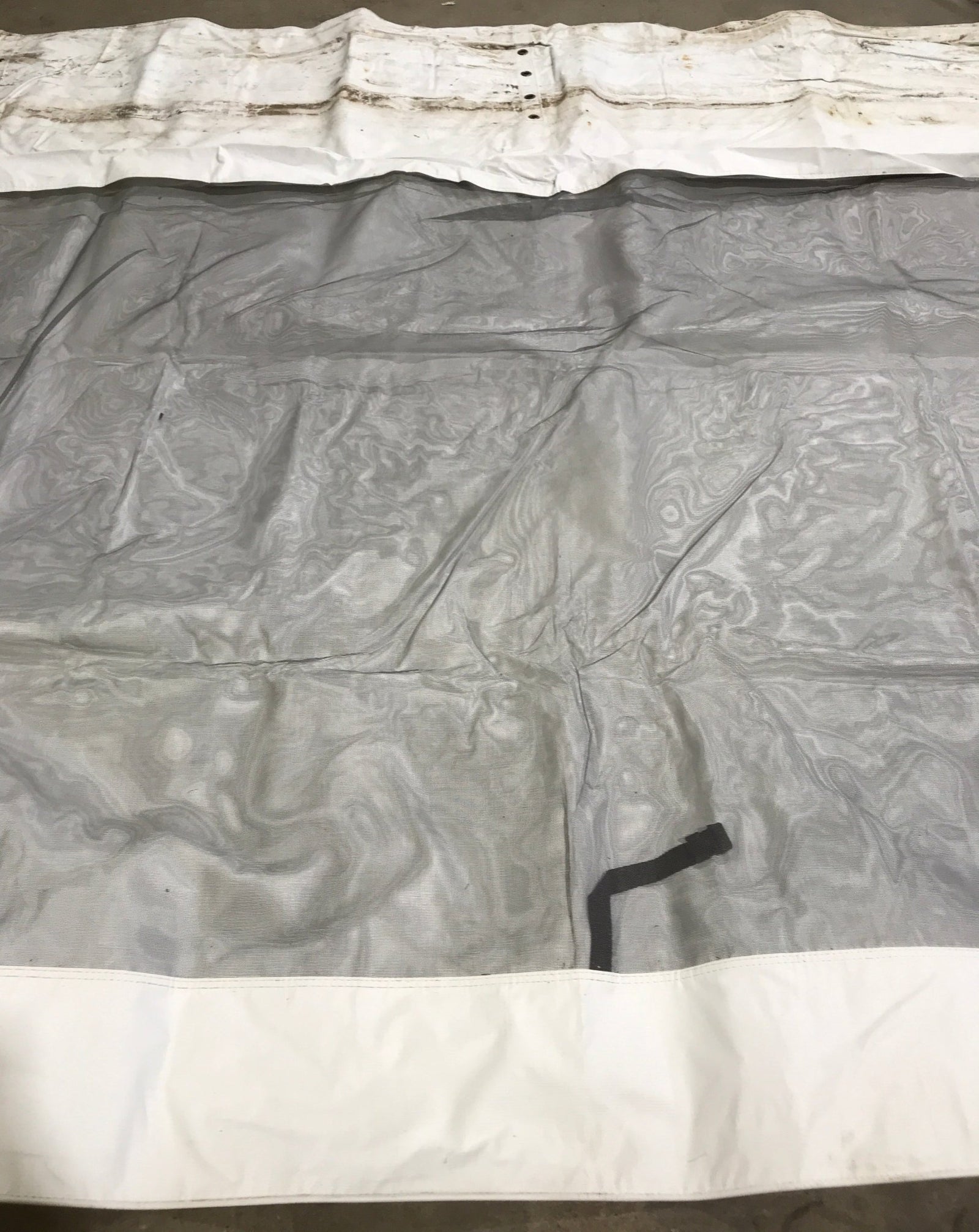 Used Fabric Panel for RV Awning Screen Room - Front Panel - Young Farts RV Parts