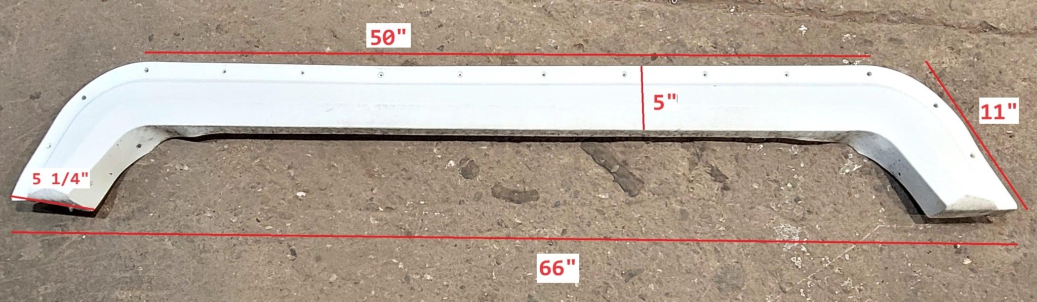 Used Fender Skirt 66" X 11" - Young Farts RV Parts