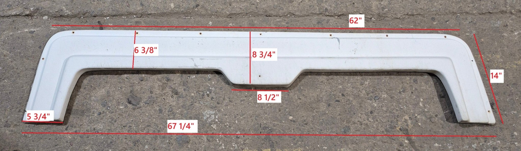 Used Fender Skirt 67 1/4" - Young Farts RV Parts