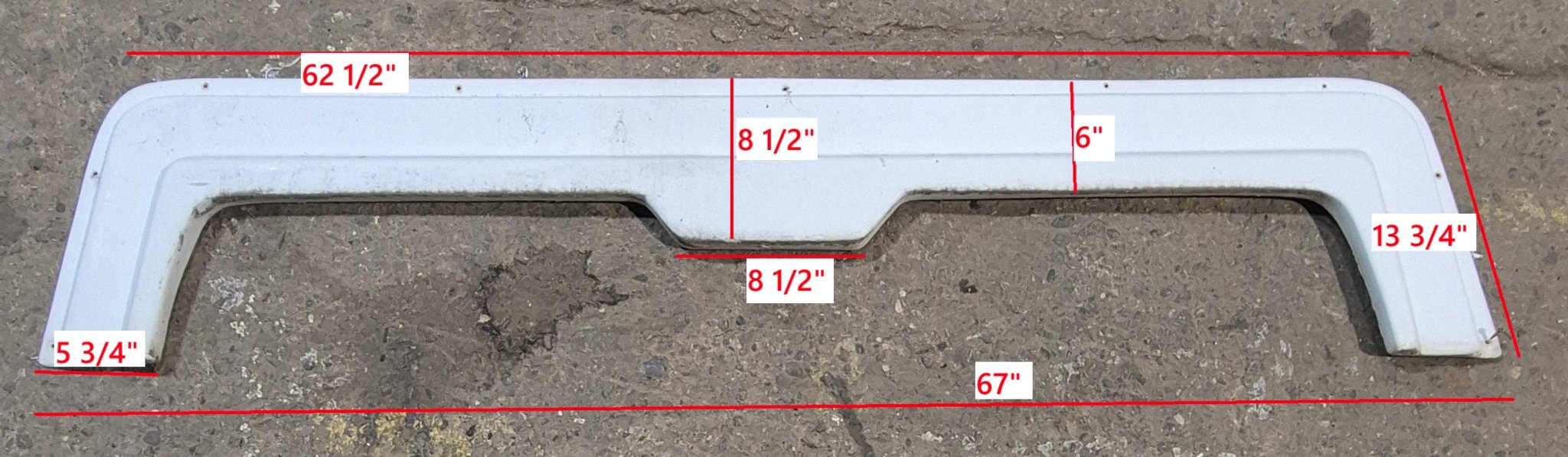 Used Fender Skirt 67" - Young Farts RV Parts