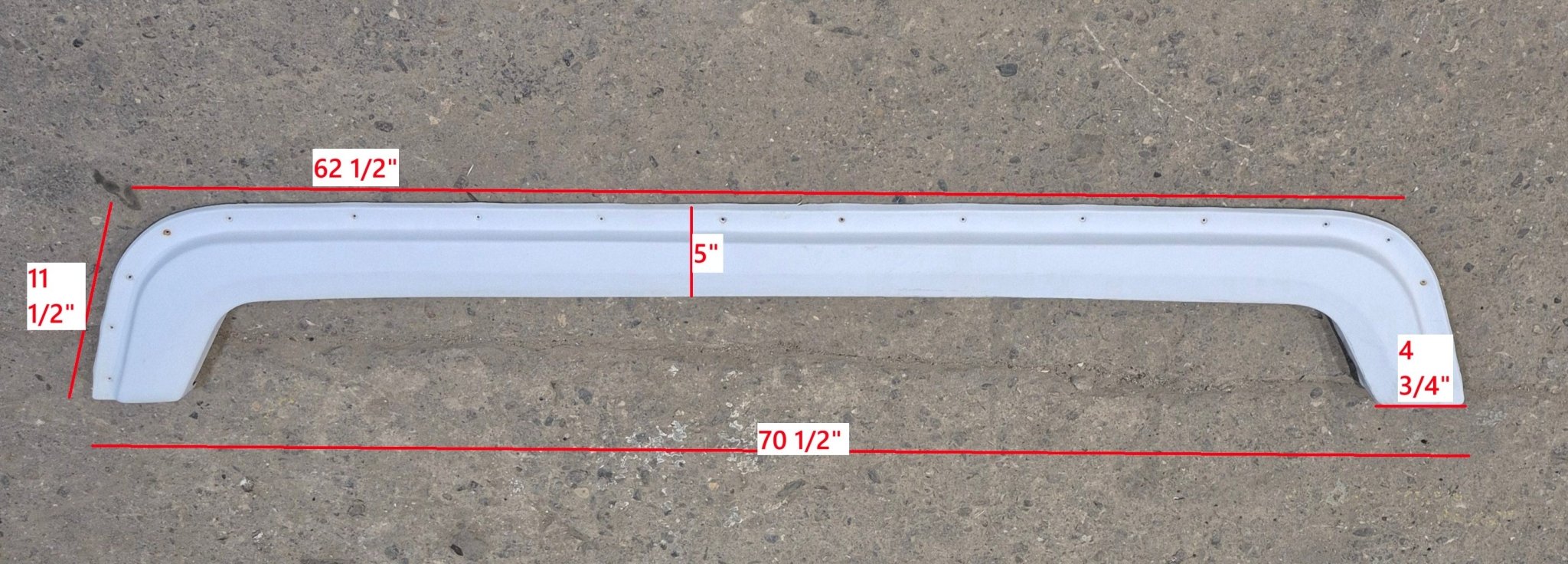 Used Fender Skirt 70 1/2" - Young Farts RV Parts