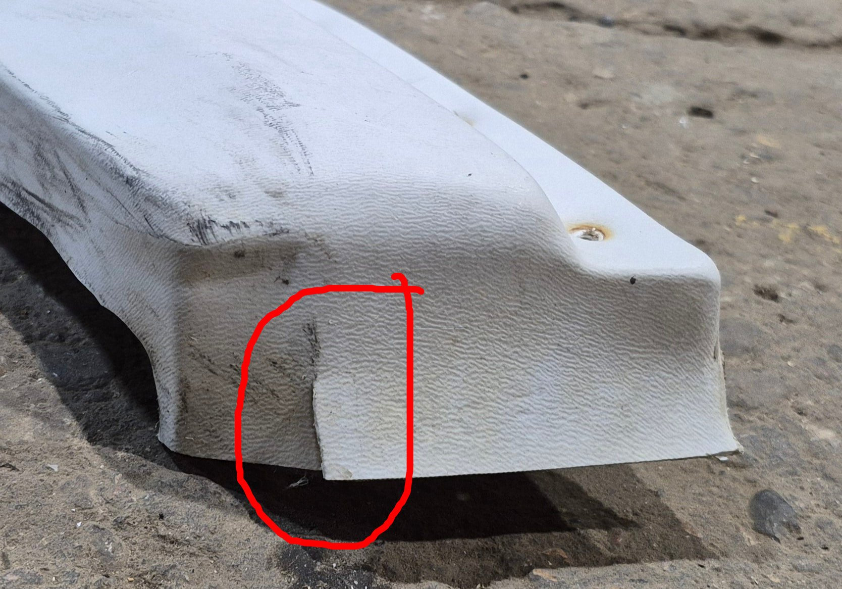 Used Fender Skirt 70 1/2" - Young Farts RV Parts