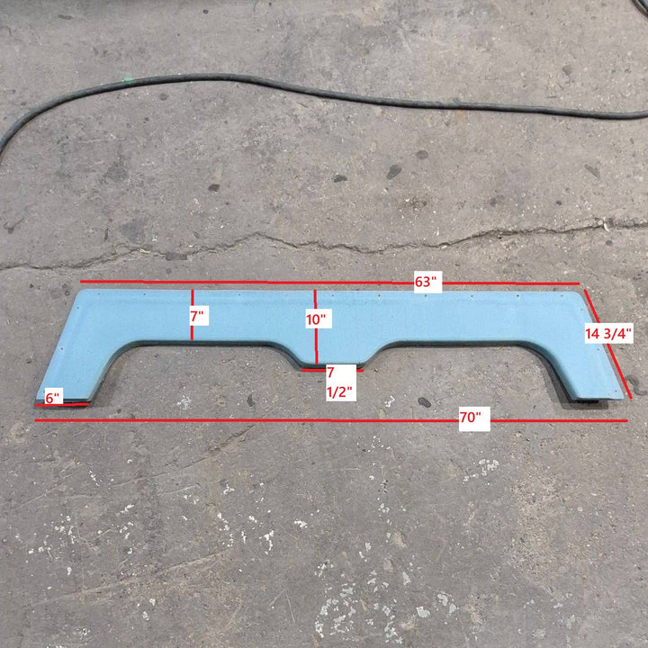 Used Fender Skirt - 70" x 14.75" x 1.5" - Young Farts RV Parts