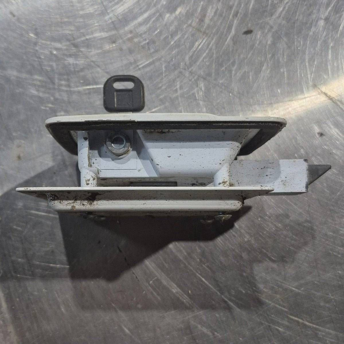 Used FIC Baggage Door Lock Assembly, White - 30205 - 100 - Young Farts RV Parts