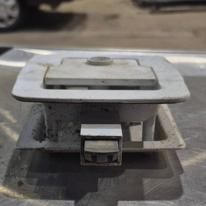 Used FIC Baggage Door Lock Assembly, White - 30205 - 100 - Young Farts RV Parts