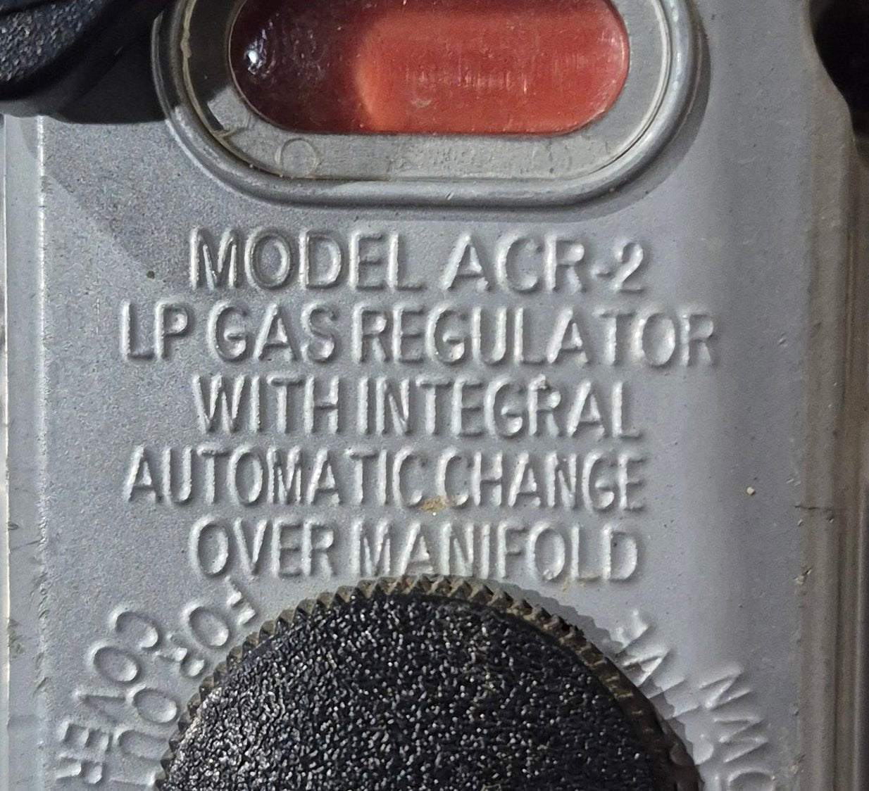 Used Flame King Propane Regulator Model, Grey - ACR - 2 - Young Farts RV Parts