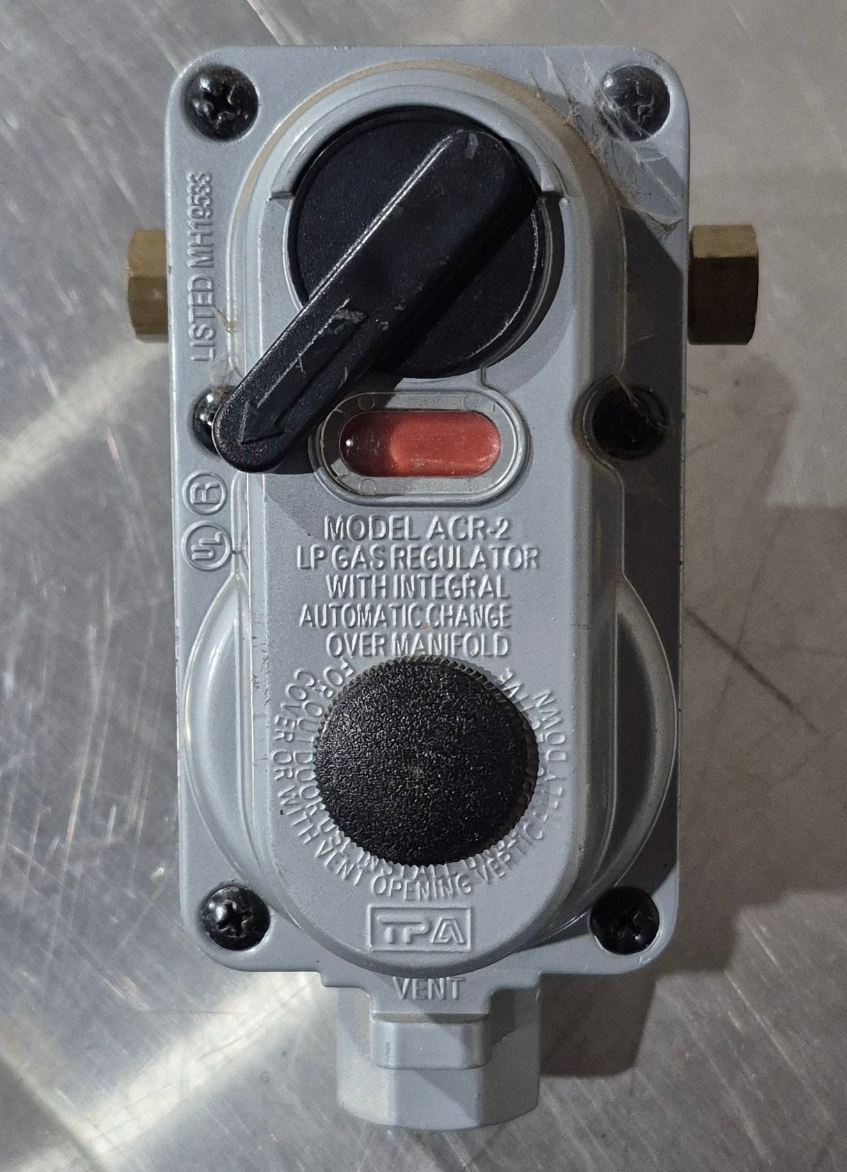 Used Flame King Propane Regulator Model, Grey - ACR - 2 - Young Farts RV Parts