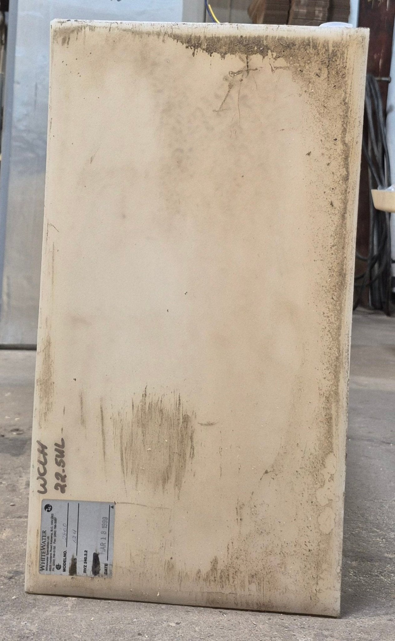 Used Fresh Water Tank 10 5/8