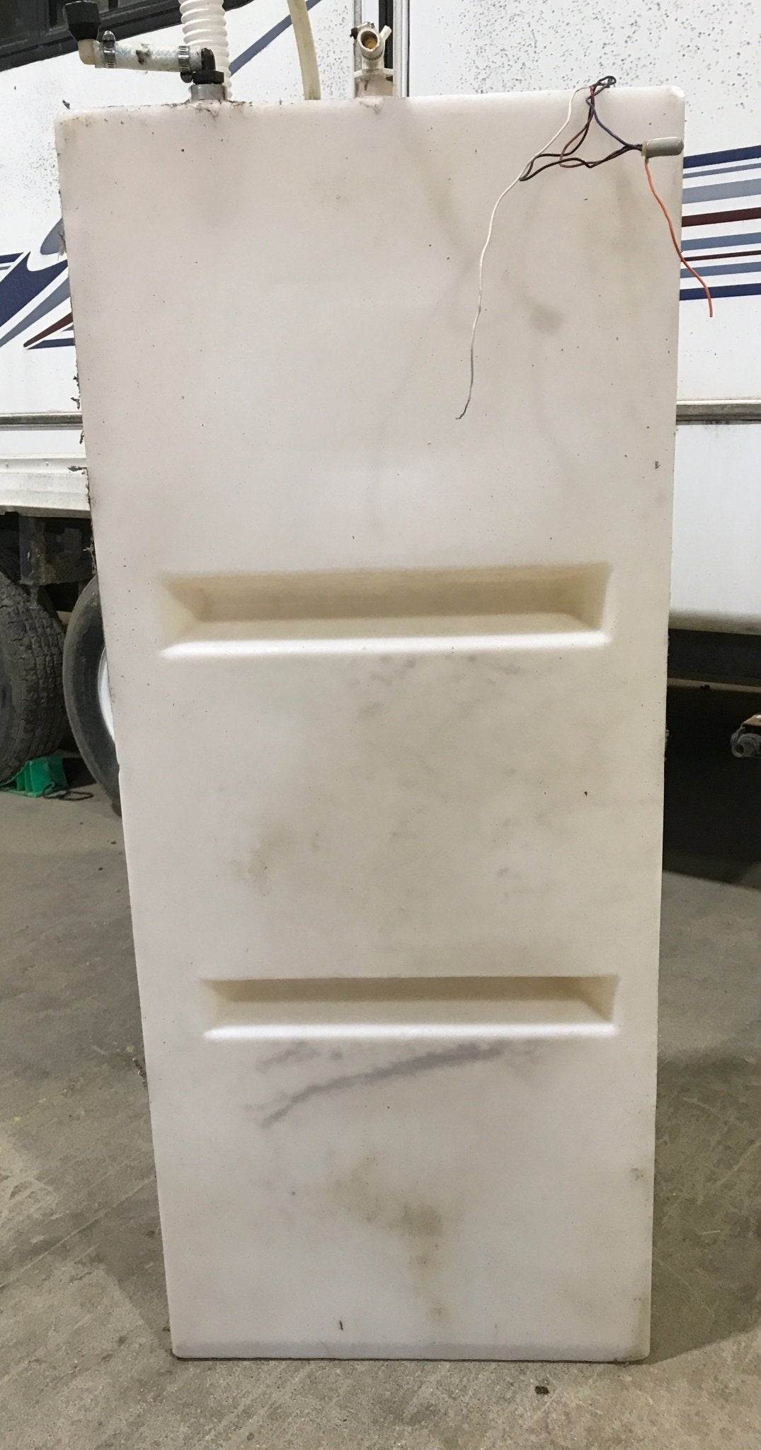 Used Fresh Water Tank 11 3/4” x 19 1/2” x 47” - Young Farts RV Parts