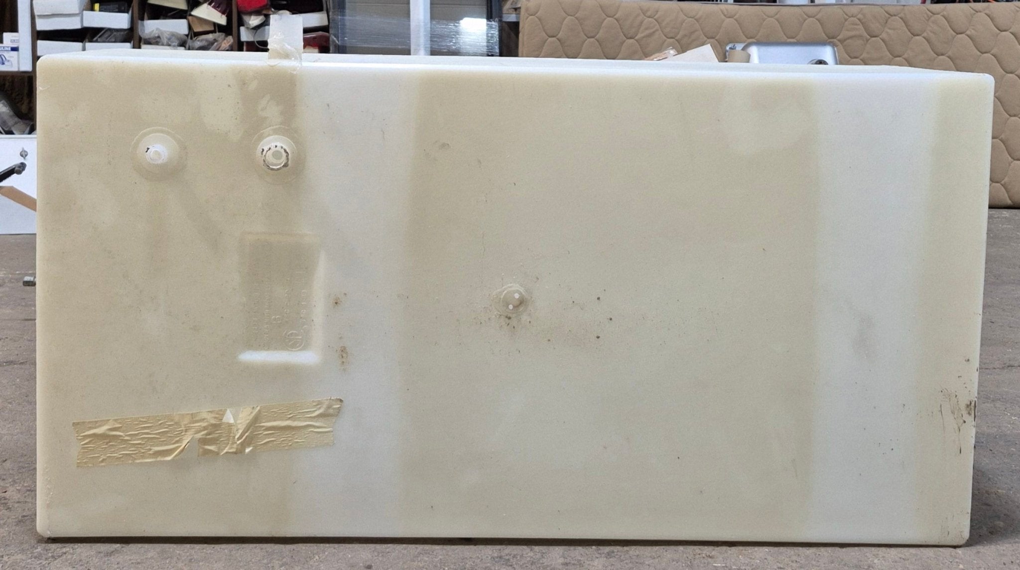 Used Fresh Water Tank 11" H x 21" W x 40 3/4” L - Young Farts RV Parts
