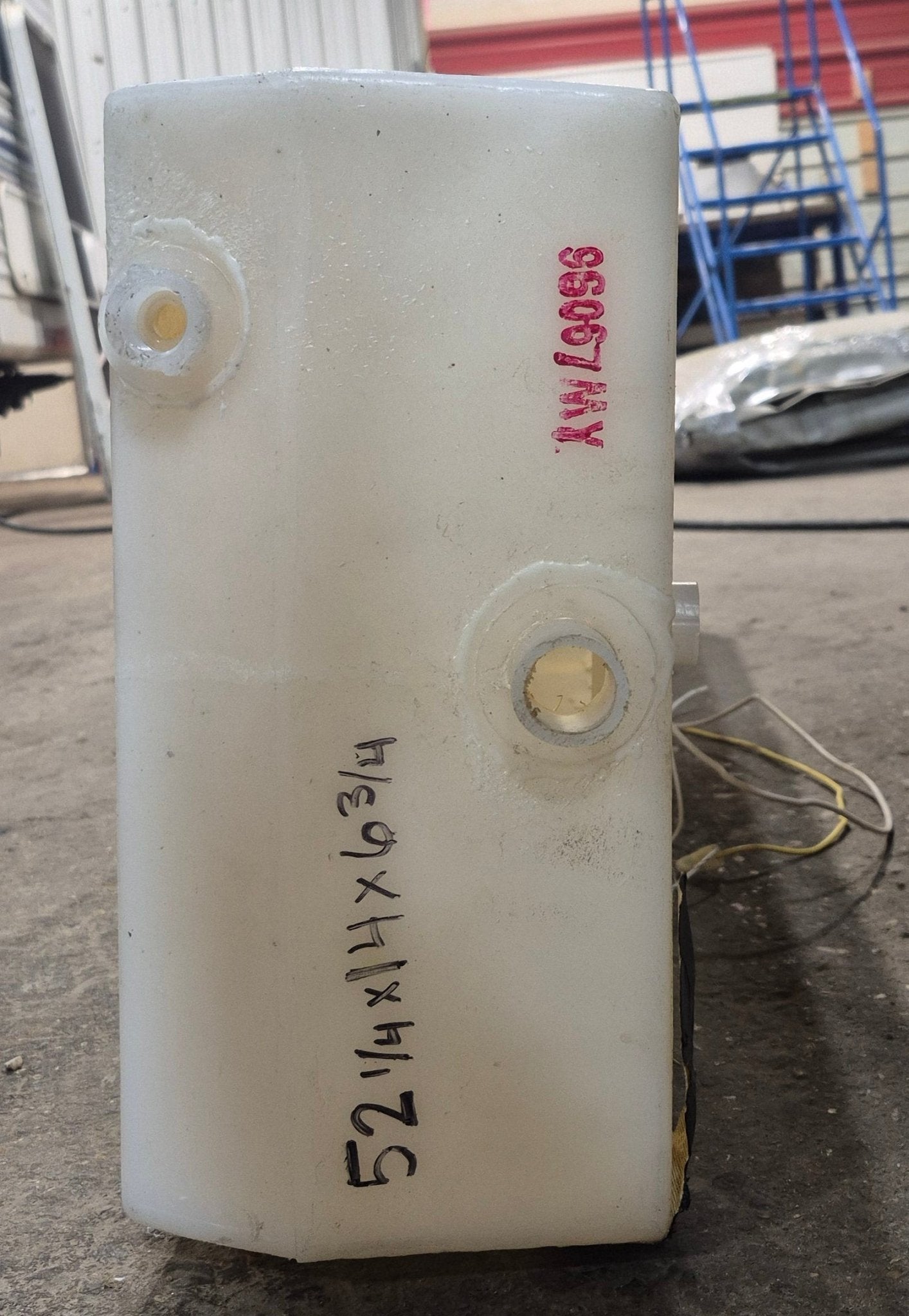 Used Fresh Water Tank 6 3/4” H x 14” W x 52 1/4” L - Young Farts RV Parts