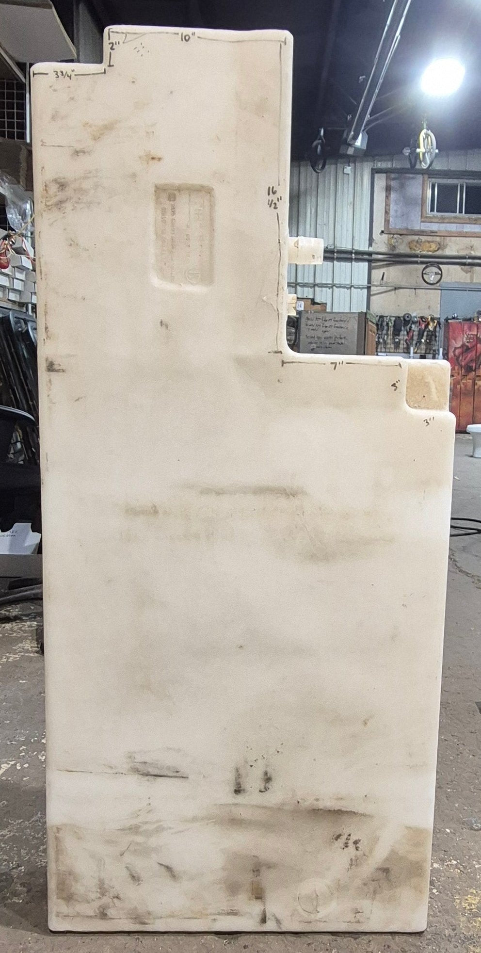 Used Fresh Water Tank 8 3/4” H x 24” W x 52” L - Young Farts RV Parts