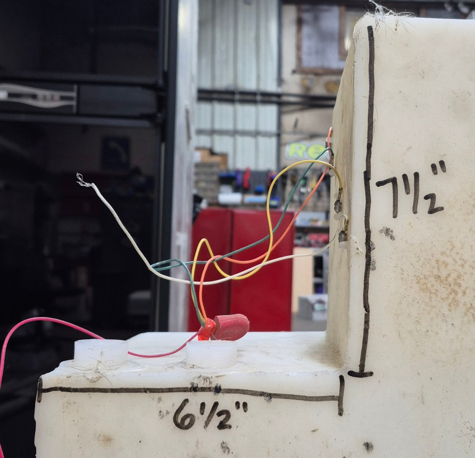 Used Fresh Water Tank 9 3/4" H x 20 1/4" W x 35” L - Young Farts RV Parts