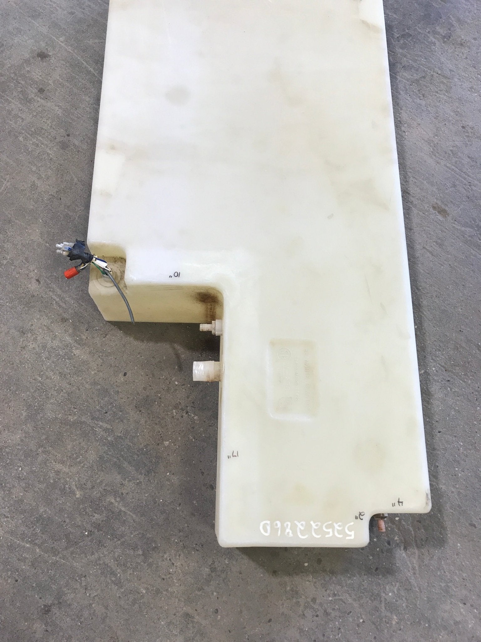 Used Fresh Water Tank 9" H  x 24" W x 53” L - Young Farts RV Parts