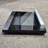 Used Furrion Oven Door , Black Glass Panel W/ Stainless Steel Trim & Handle - 21.375" x 15.75" x 3.875" - Young Farts RV Parts
