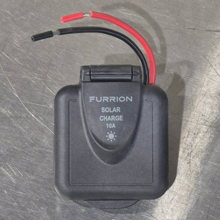 Used Furrion Solar Port Inlet, Black - FSPINS-PB - Young Farts RV Parts